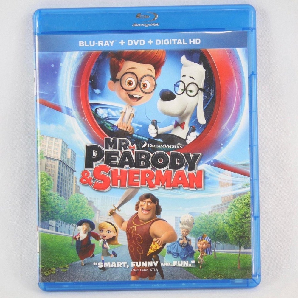 Mr. Peabody &‎ Sherman Blu-Ray DVD Movie